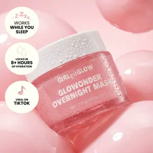 Girl Got Glow Glowonder Overnight Face Mask, 100 mL (5 Pack)