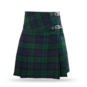Women’s Tartan Billie Kilt Skirt – Pleated Highland Mini Kilt (28"–44")