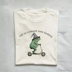 Off To Commit Tom Foolery Frog Shirt
