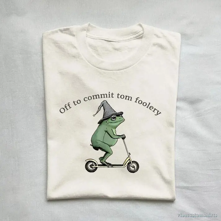 Off To Commit Tom Foolery Frog Shirt