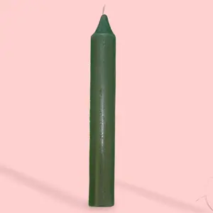 Candle Green 9 inch
