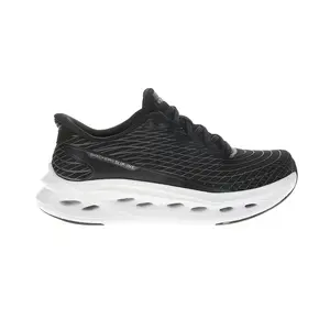 Skechers Womens Slip-Ins Max Cushioning Glide-Step Sapphire Running Sneakers Shoes - Black