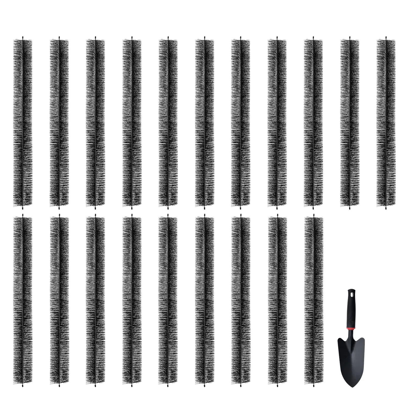 【Summerfinds】VEVOR Gutter Brush 60 Feet Total Length 4.33 inch Diameter Gutter Cleaning ToolsGround-Level Gutter Brush Leaf Guard for 5 Inch GuttersEasily Clear roof Leaves and Debris20 Pack Steel Cleaner
