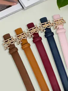 Women's New Rll Belt with Metal Buckle, Multifunctional Casual and Formal Design, All Seasons Fashion Accessory