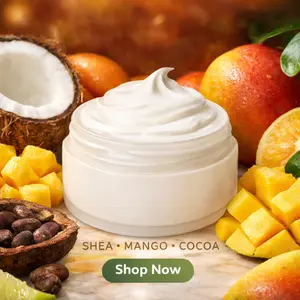 Mini Body Butter for Dry Skin | Long Lasting Moisture | 3 oz Travel Size & Gift Friendly