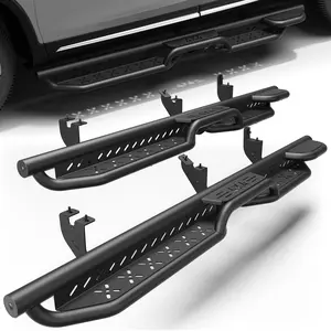 POFENZE Running Boards for 2016-2022 Honda Pilot Crew Cab Cars, Black Anti-Skid Side Step Bars, 550+ lbs. Per Side High Weight Capacity, Aerodynamic Vehicle Accessories