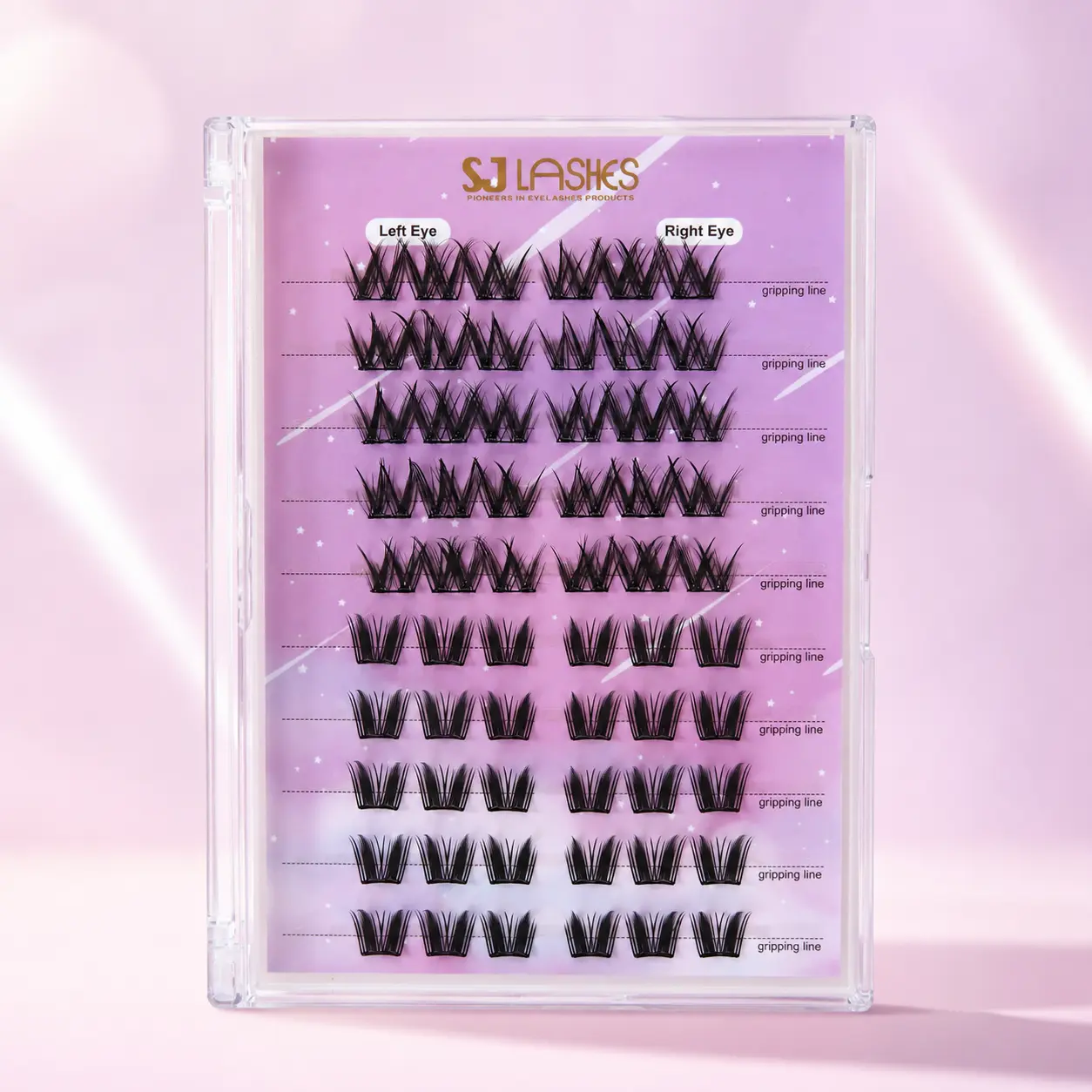 Glue-Free Self-Adhesive Lash Cluster Pre-Mapped Set - No Glue Needed False Eyelashes with Wider Bands for Long Lasting Hold, 2 Lightweight Styles for Natural Look, Photos and Events (Cosmetic), False Eyelashes & Adhesives, Nature, Dates And Parties, Stron