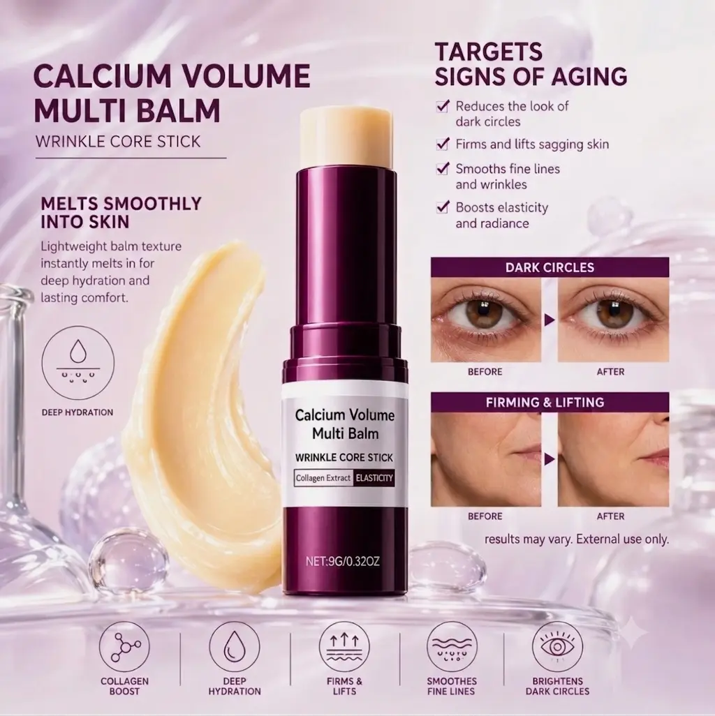 Calcium Volume Multi Balm Wrinkle Core Stick AB8 Korean Beauty Trend