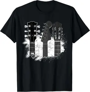 Guitar Player Gifts Rock n Roll Musician Festival Music T-Shirt, Unique Graphic Tee for Men & Women | Aesthetic Streetwear | Cool Outfit Idea