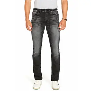 Slim Ash Men's Jeans in Dark and Sanded Black - BM22597
