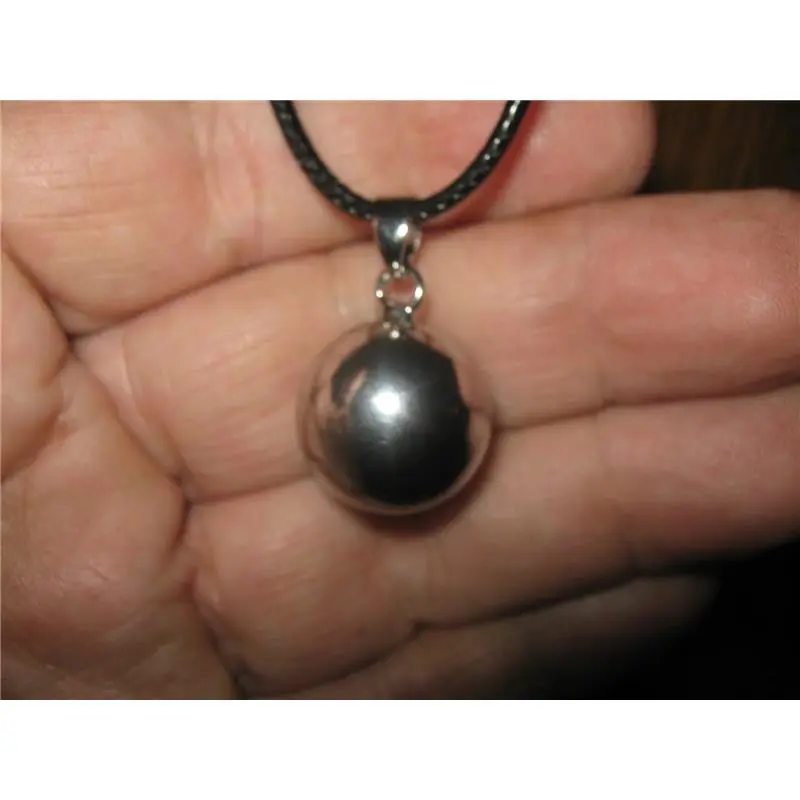 New 18mm Harmony Ball Round Sphere Chime Bell Bead Charm Pendant Necklace
