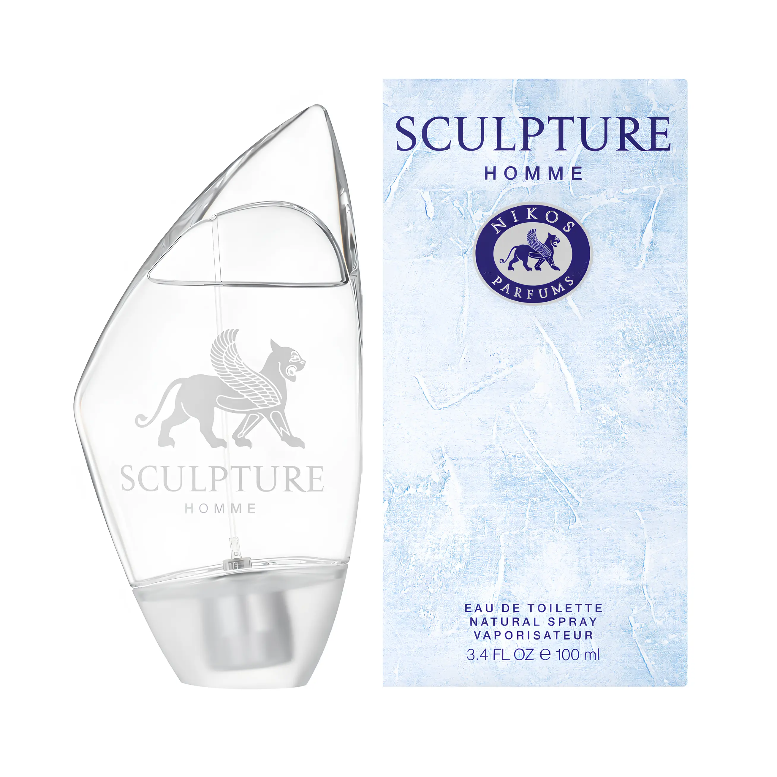 Nikos Sculpture for Men Eau de Toilette Spray, 3.4 Ounce
