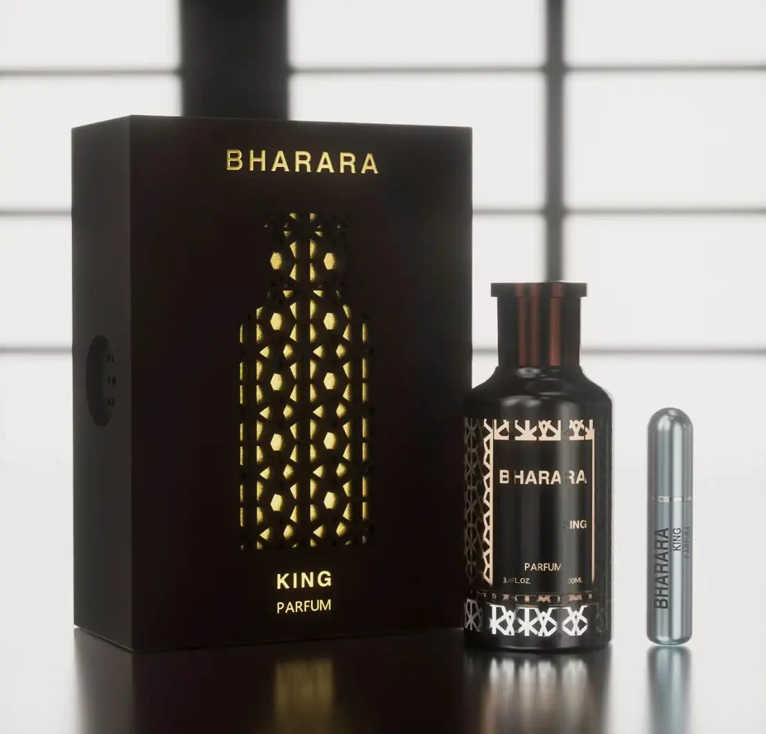 Bharara King Parfum for Men 3.4 FL Oz / 100 ml - Citrus Fruity Aromatic Scent