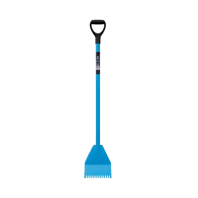 47.5 in. Shingle Shovel Stripper, Lightweight Heavy-Duty Steel Tear-Off Tool with Ergonomic D-Handle for Commercial Roofing & Nail Removal