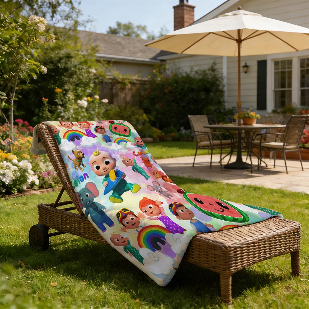 Cocomelon Rainbow Cartoon Kids Flannel Blanket, Soft Warm Cozy Throw For Bed Sofa Nap Travel, Cute Home Decor, Holiday GiftGift For Men & Women, Gift For Kids, Birthday Gift,Christmas,Halloween Blanket