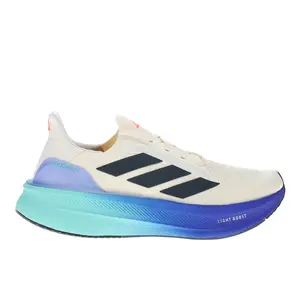adidas Mens Ultraboost Ultra Boost 5X Running Sneakers Shoes - Blue, Off White