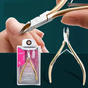 Professional Stainless Steel Cuticle Nipper, 1 Count Portable Durable Cuticle Scissors, Compact Manicure & Pedicure Tool for Dead Skin & Callus, Nail Care Tool, Nail Nippers