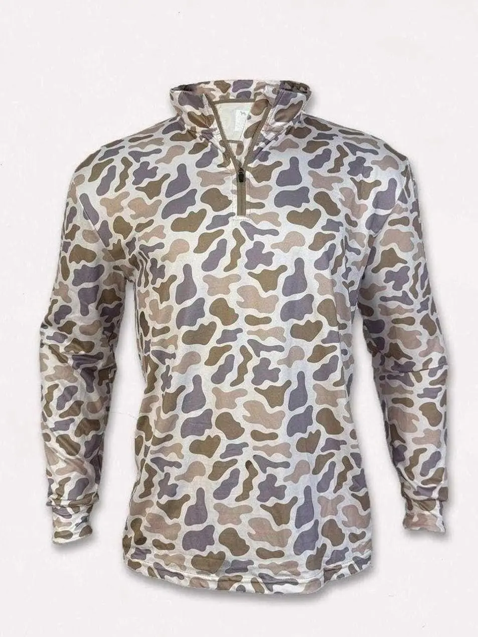Realtree Camo Zip Long Sleeve Hoodie | Tactical Outdoor Pullover | Hunting & Camping Gear