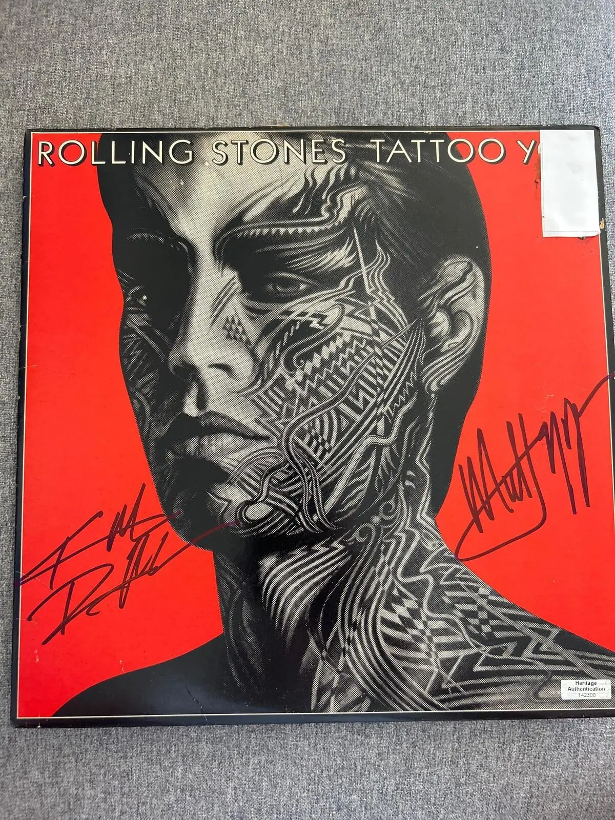 The Rolling Stones Autographed "Tattoo You" Vinyl Record Album - Signed by Mick Jagger, Keith Richards - Collectible with COA