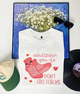 Womens Valentines Day Sweatshirt, Whatever You Do Don't Fall For Me Shirt, Nurse Appreciation, Retro Valentine Shirt, Nurse Valentines Gift