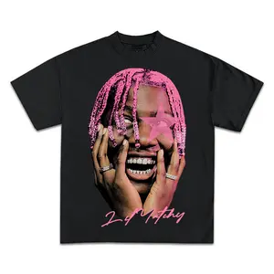 Lil Star Yachty Bold Pink Face Graphic T-Shirt