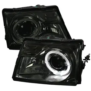 1998-2000 Ford Ranger Halo Projector Headlights (Chrome Housing/Smoked Lens)