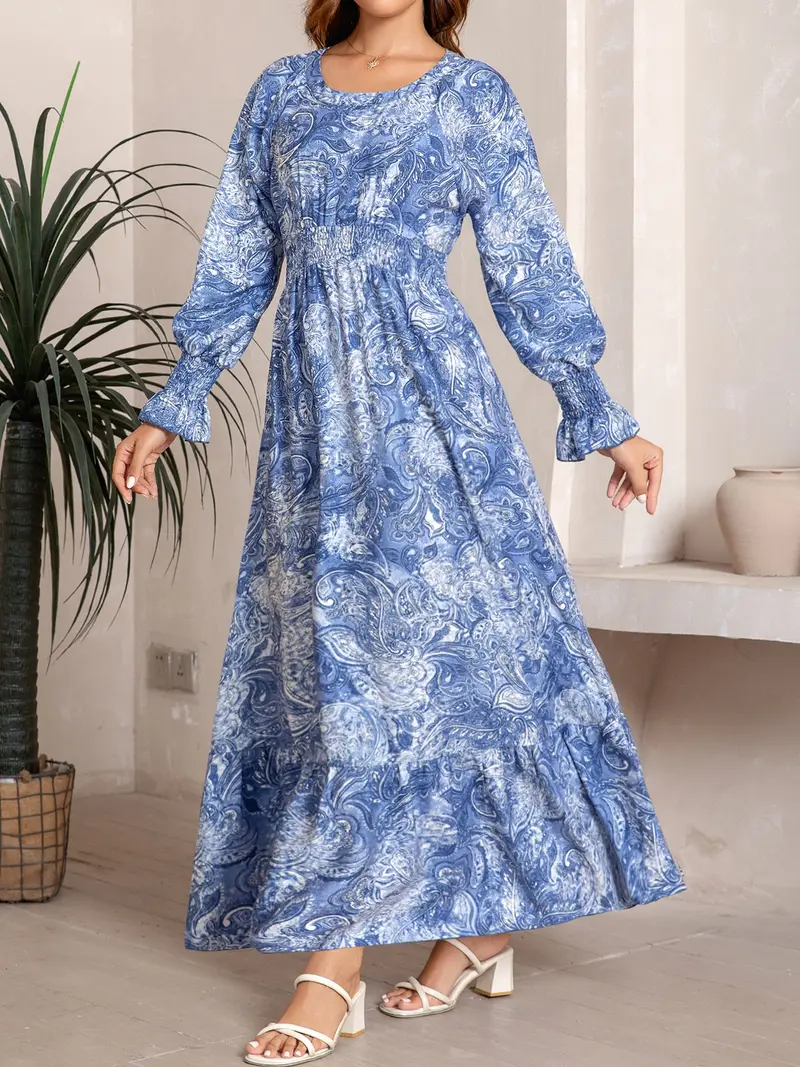 blue patterned long dress - TikTok Shop blue patterned long dress - TikTok Shop