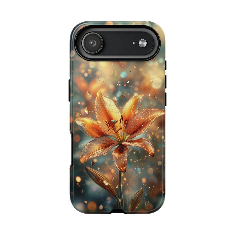 Radiant Tiger Lily Flower Cascade Phone Case for iPhone  – Lifetime Warranty PhoneIn102