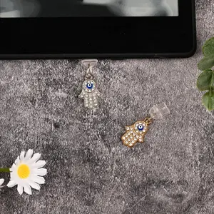 1PC Kindle Charm Alloy USB-C Dust Plug for E-Reader, One Eye Accessory Compatible with Kindle Paperwhite Type-C Port, Phone Charm for Women Men Teachers Students