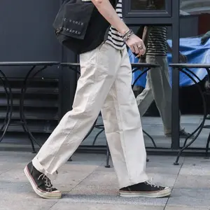 Kyn Apparel  Retro Naval Deck Trousers Vintage Inspired Herringbone Twill Work Pants