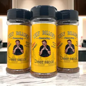 Natural Deer Tacos Venison Seasoning  Bottle