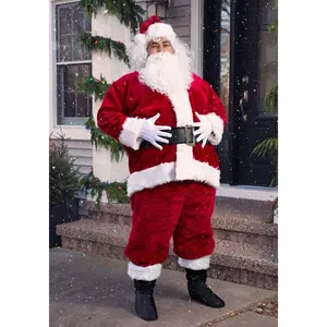Plus Size Regal Santa Suit Costume for Men