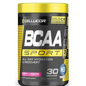 BCAA Sport, BCAA Powder Sports Drink for Hydration & Recovery, Cherry Limeade, 30 Servings
