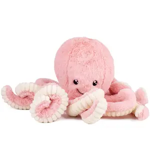 Octopus Plush Toy, Cartoon Rabbit Plush, Cuddly Cat & Hamster Stuffed Animals |   Cute Collectible Festival & Birthday Gifts, Sensory Huggable Toys