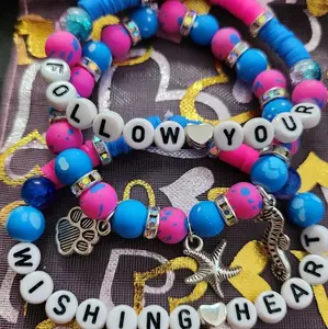 Follow Your Wishing Heart Handcrafted Beaded Bracelet Series