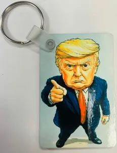 Trump Finger  Key Chain