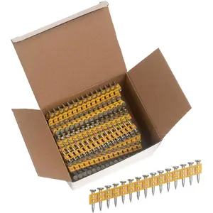1005x Collated Concrete Nails 5/8'' (16mm), 3/4'' (19mm), 7/8'' (22mm), 1'' (25mm), 1 1/4'' (32mm) or 1 1/2'' (38mm) - for  DCN890 (7/8'' (22mm))