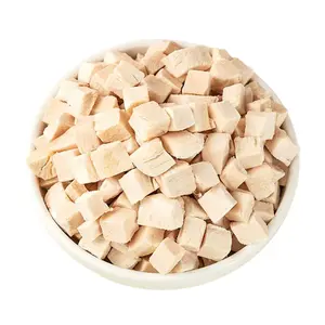 HELETY Freeze Dried Chicken Nuggets Dog Treats, Crumble as Meal Topper for Pets, Single Ingredient, High Protein