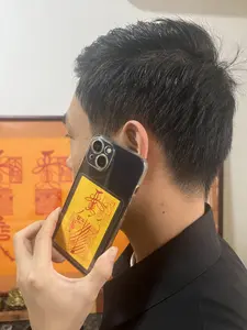 Taoist Ritual Seal & Feng Shui Amulet Stickers for Smartphone Cases 9.7cm x 6.8cm Shockproof Decorative Elements