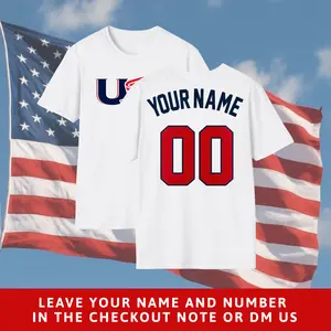 Customize USA Baseball 100% Cotton Shirt, Baseball Game 2026 Tshirt Sweatshirt Hoodie, Baseball Team Merchandise, Sports Apparel, Gift For Him, Gift For Fans, Graphic Design