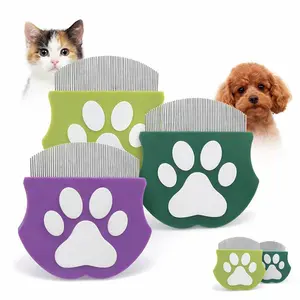 Pet Grooming Comb Mini Face Comb for Dogs Cats Fine Tooth Flea Comb Facial Hair Removal Pet Supplies for Daily Grooming and Care