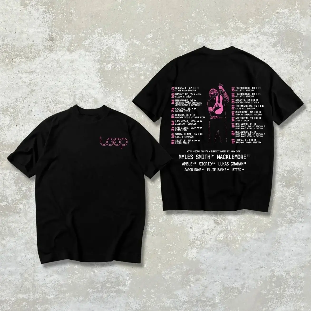 Ed "The Loop" Tour Tee #3, Sheeran 2026 New Album Music T-shirt, Loop Tour Merch, Unisex Y2K Cotton Tee, R&B Music Top, Graphic Tees, Concert Outfits XJB