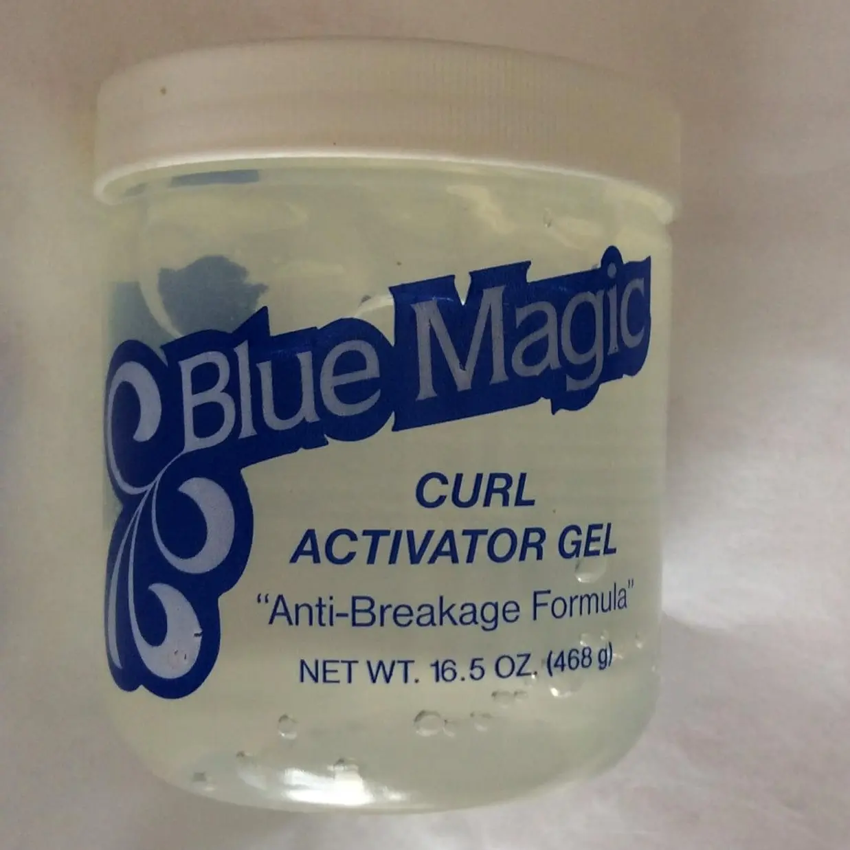 Blue Magic Curl Activator Gel - Curly Hair Anti-Breakage, Moisturizing Haircare Formula, 16.5 oz Styling Product, Blue Magic Gel, Moisture, African Curls, Shiny Hair, Natural Curls