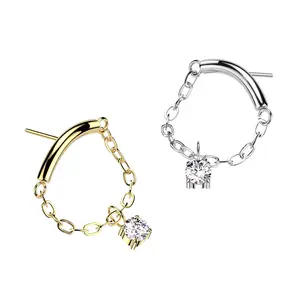 20G/18G/16G Curved Bar Threadless Flat Back Studs • Push Pin Labret • Flat Back Earring • Tragus Stud • Flat Back Upper Ear Stud • Helix Stud • Ear Cartilage Stud • Threadless Earring • Curved Bar Stud • Implant Grade Titanium • Silver • Gold