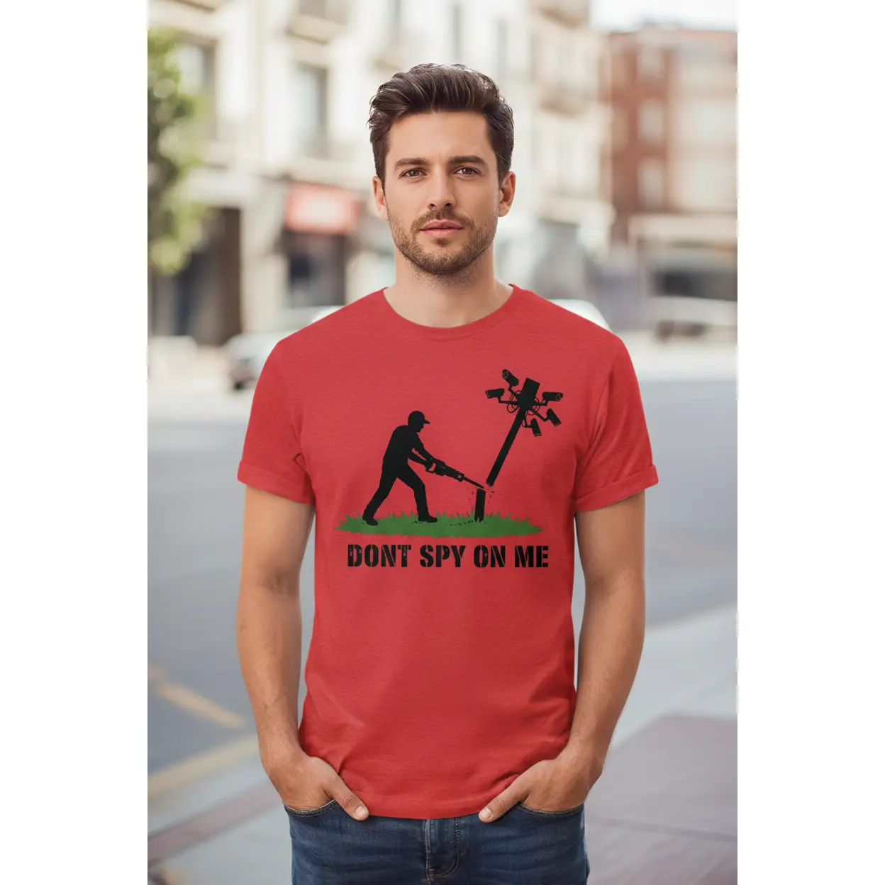 Don't Spy On Me Shirt – Anti-Surveillance Privacy Tee