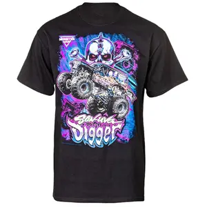 Adult & Youth Monster Jam Son-uva Digge Skull T-shirt, Monster Truck Shirt, Gift for Youth Loves Monster Truck, Gift For boys, girls, Merch For Fan