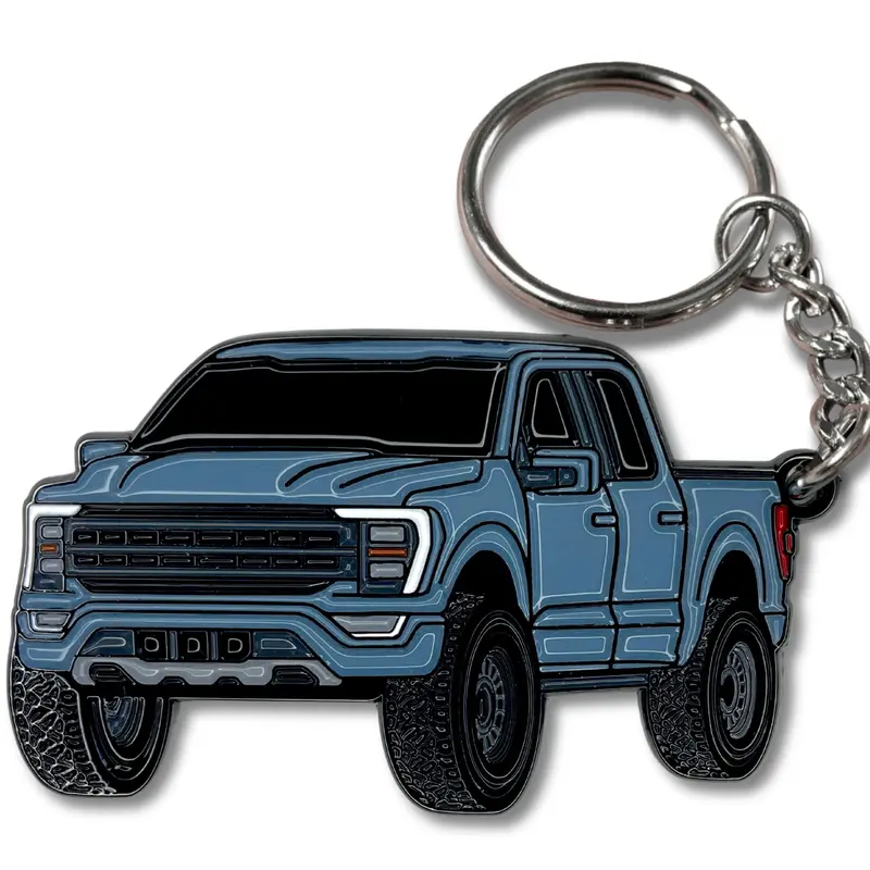 F150 Keychain compatible with Ford F150 Accessories 2023 F-150 Key Chain Fob 2022 F 150 Toy Truck Sturdy and Unique Gift Idea
