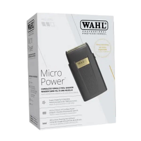 Wahl Professional Micro Power Cordless Single-Foil Shaver 3027017