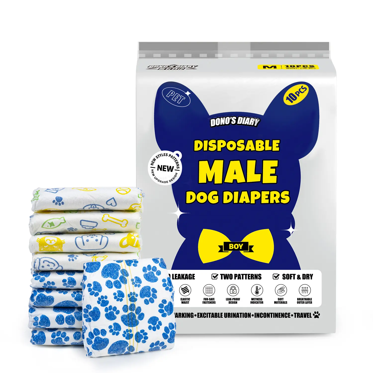 Male Medium (18-25inch 10pcs/pack）