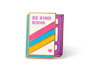 VHS Retro Enamel Pin Lapel Accessory